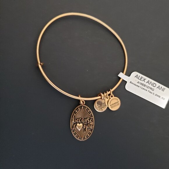 Alex and Ani "Because I Love You" Bracelet   670 - Picture 2 of 3